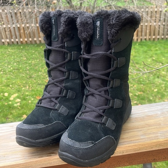 Columbia Women's Ice Maiden II Snow Boots size 7 black waterproof insulated - Picture 8 of 12